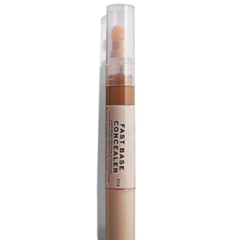 Makeup Revolution Fast Base Concealer Lightweight Buildable Coverage  – C13 New